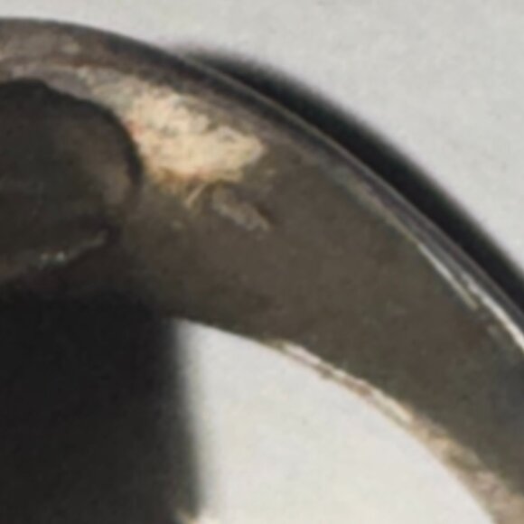 Sterling Silver Flame Skull Ring, Size 12 - Picture 8 of 15